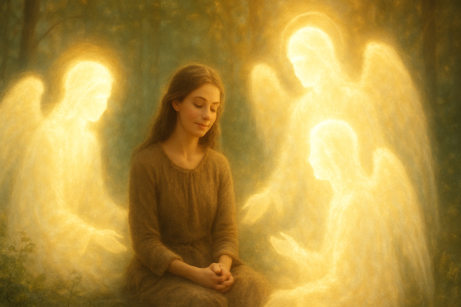 حس آرامش در حضور موجودات نورانی
